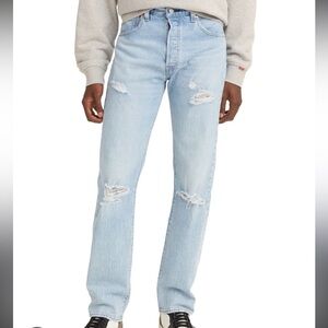 NWT LEVIS 501 ‘93 straight distressed jeans men’s 29 x 32